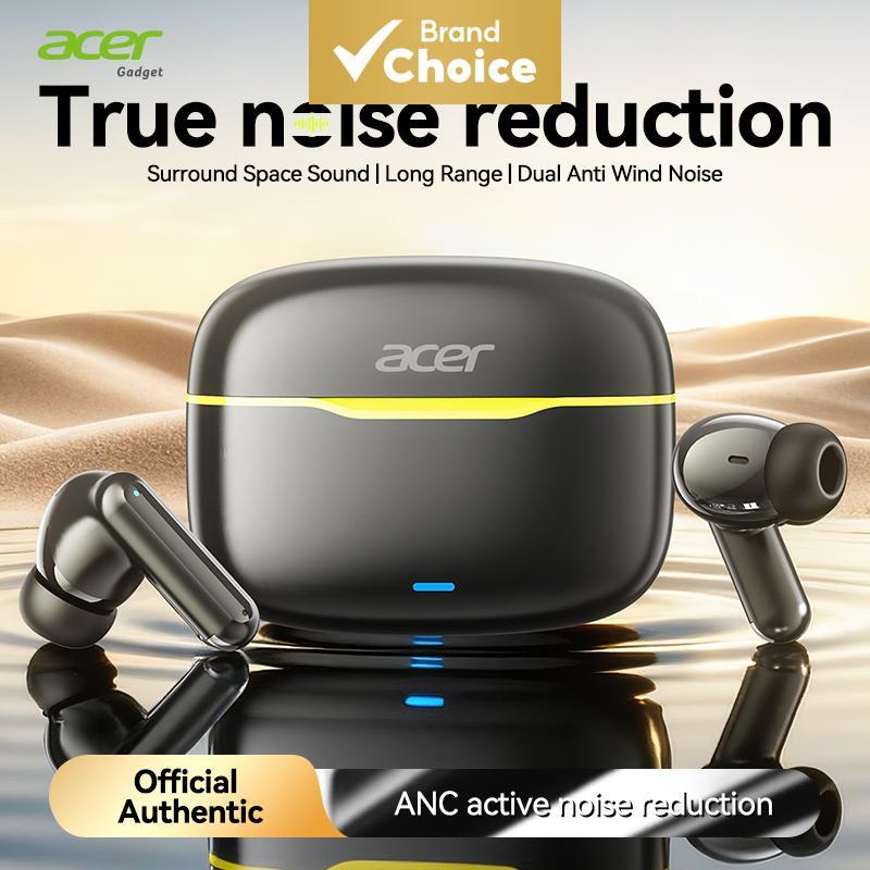 Acer OHR618 Fones De Ouvido Sem Fio ANC Bluetooth TWS Estéreo Tipo-C Cancelamento De Ruído Ativo Para Música Uso Diário 