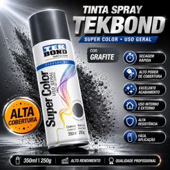 Tinta Spray Tekbond Uso Geral 350ml - Grafite