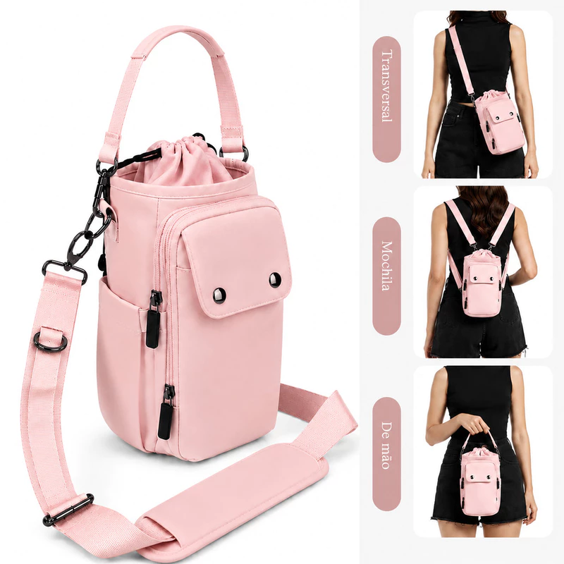 Bolsa Versátil: Mochila Impermeável 5 Bolsos 🎒