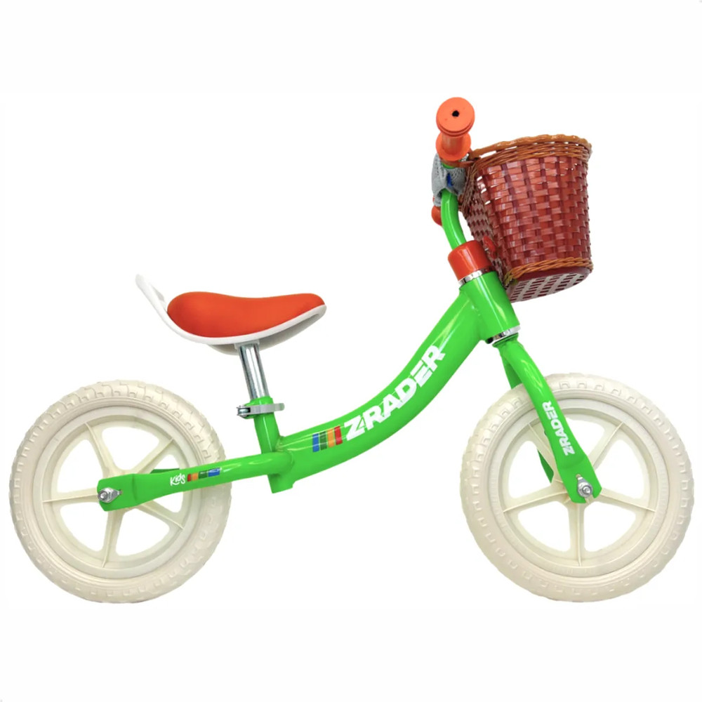 Bicicleta Infantil Aro 12 de Equilíbrio Balance Sem Pedal Com Cestinha Primeira Bicicleta Presente