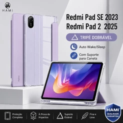 Capa Transparente para Xiaomi Redmi Pad SE 2 / Redmi Pad SE – toque suave com Porta-Lápi