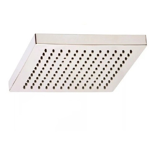 Chuveiro Ducha Quadrado Fria Art. Sem Braço 20x20 Prateado Aço Inoxidável Banheiro