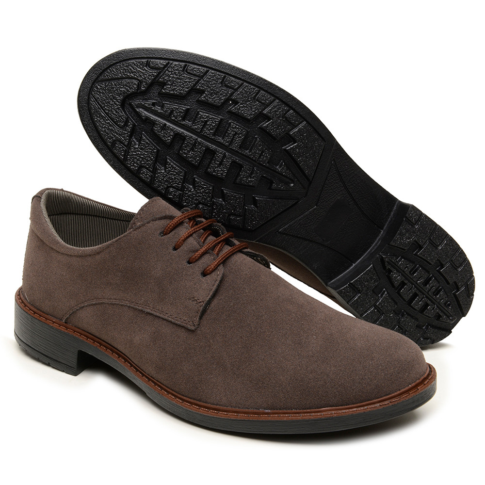 Sapato Social E Casual Masculino Oxford Esporte Fino Com Cadarço Palmilha Macia Sola De Borracha Super Confortável