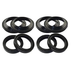 Kit 4 Retentores De Bengala + Guarda Po Spec Moto Honda Crf 230f Xr 200r Xr 250 Cbx 250 Nx 350 Sahara Xlx 350r