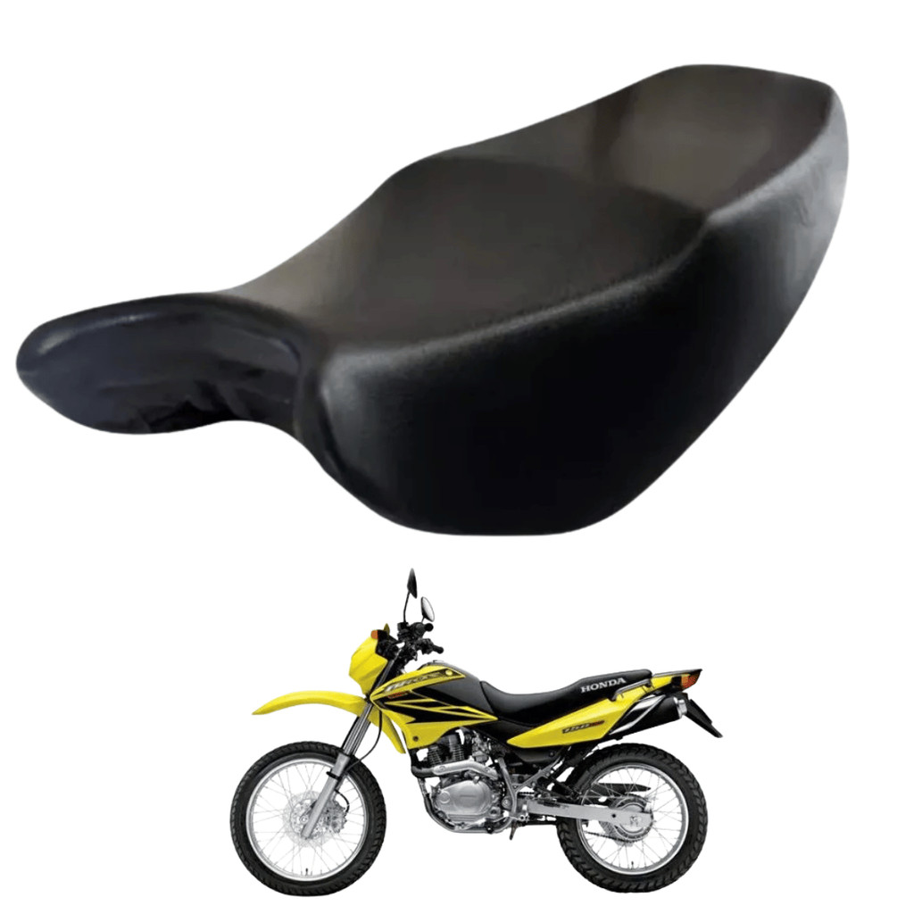 Capa De Banco Revestimento Estofado Moto Original Capas Honda Nxr Bros 150 2009 A 2015 Preto