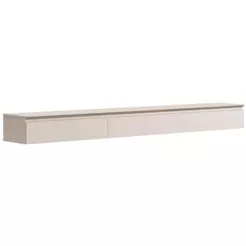Rack Suspenso Para Painel ou TV até 75 Polegadas 3 Gavetas 2,17m Aspen Off White EDN