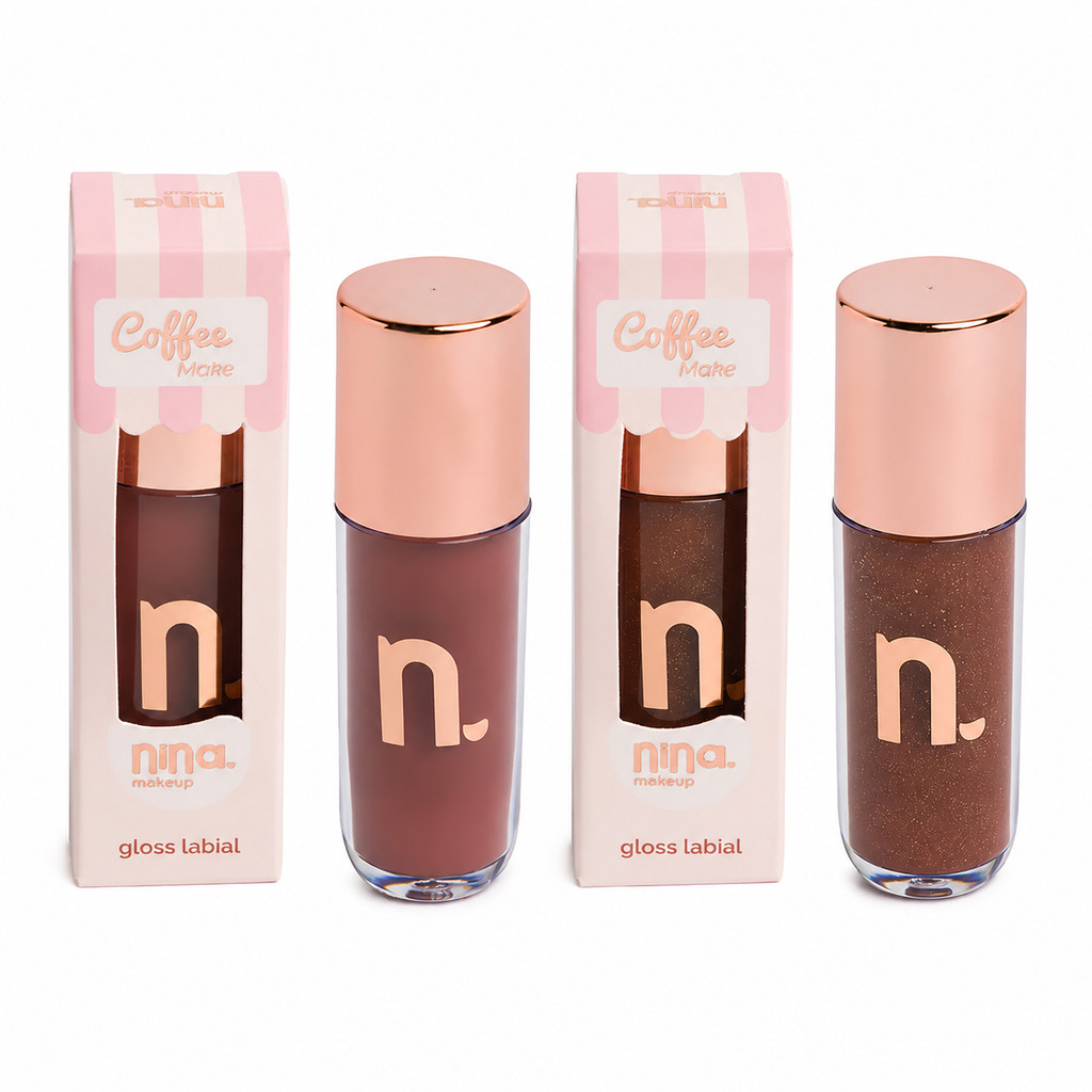 Gloss Labial Coffe Make Nina Makeup