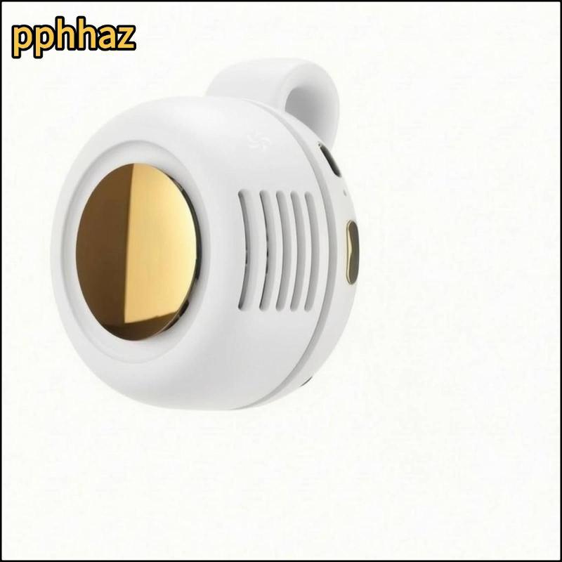 [pphhaz] Ventilador De Pescoço Portátil Compacto Fluxo De Ar Ajustável Mini Resfriamento Pessoal Recarregável Por Usb Pa