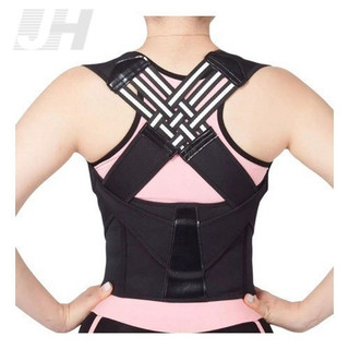 Cinta DE Corretor Postura Colete Cervical Alinha Coluna Unissex JH