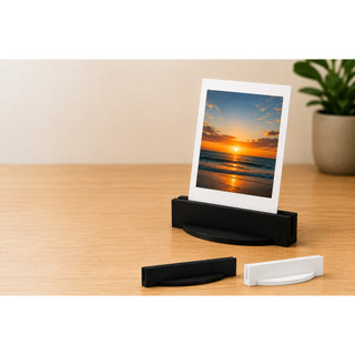 Suporte para Foto Polaroid e Instax | Porta Foto Decorativo em PLA | Preto e Branco