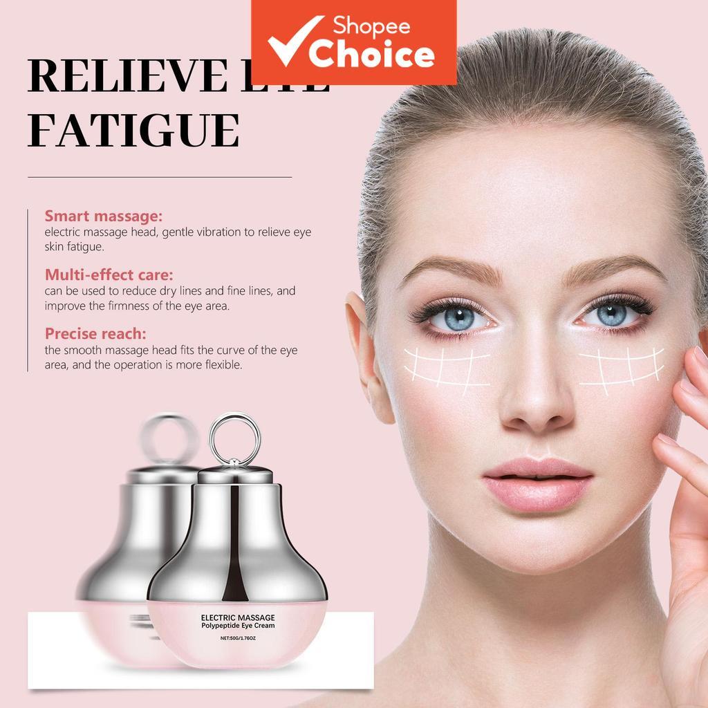 Creme para os Olhos Elétrico de Massagem Hidratante Textura Leve Cuidados Diários com Design Suave Deixa