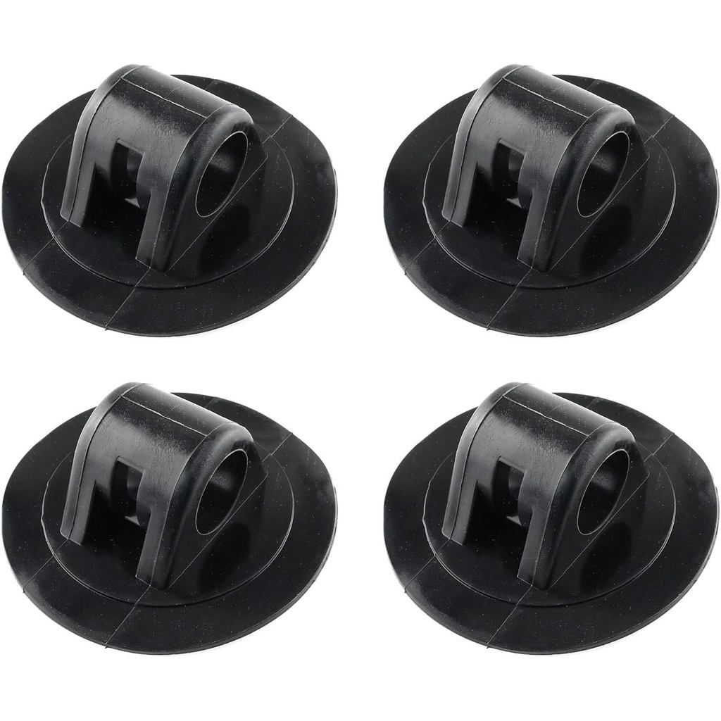 4 peças de suporte de fixação de motor de barco inflável de borracha de 75mm, suporte de motor para caiaque, suporte de 