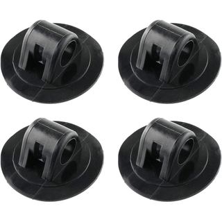 4 peças de suporte de fixação de motor de barco inflável de borracha de 75mm, suporte de motor para caiaque, suporte de 