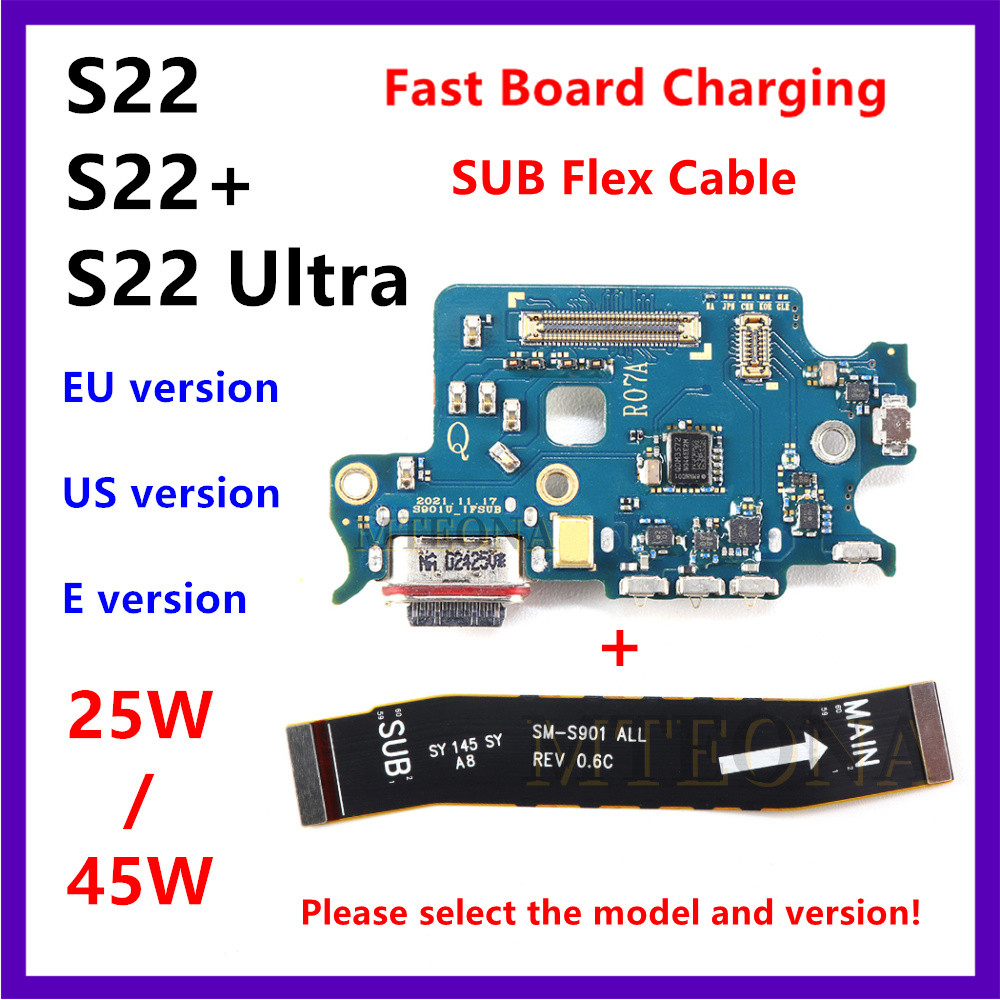 Doca De Carregamento De 25W 45W Para Samsung Galaxy S22 Plus Ultra S901 S906 S90