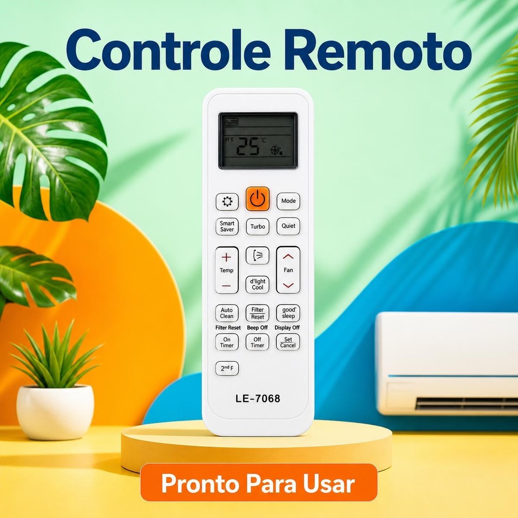 Controle Remoto Para Ar Condicionado Samsung