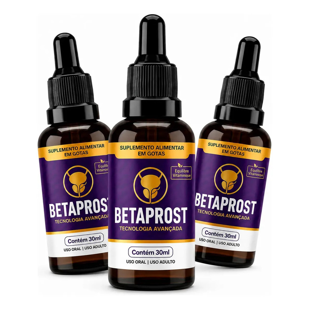 Betaprost Gotas 30ml Saúde Da Masculina Beta Prost Kit 2 Potes Beta Prost Com