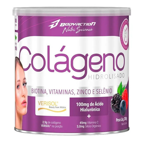 Body Action Colageno 200g Frutas Vermelhas