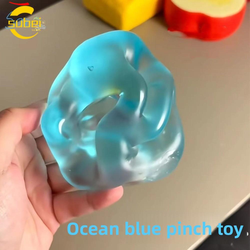 Brinquedo De Recuperação Lenta SUBEI , Brinquedos De Aperto De Maltose Simulados Macios De Resiliência , Transparentes