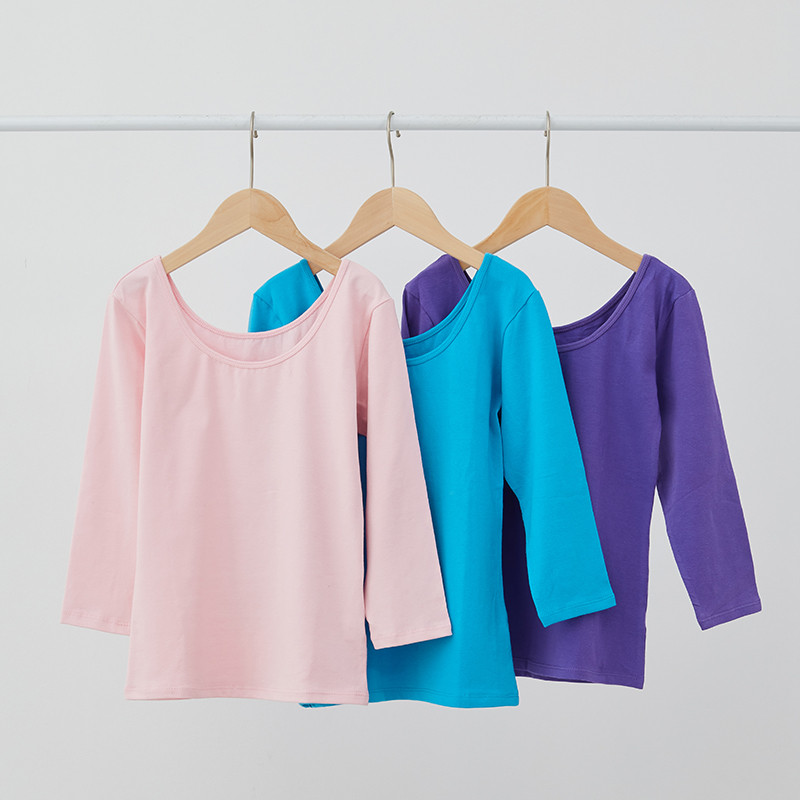 Roupas de dança modernas adulto feminino novo estilo Yoga Fitness de manga curta topo roupas de balé roupas de prática f
