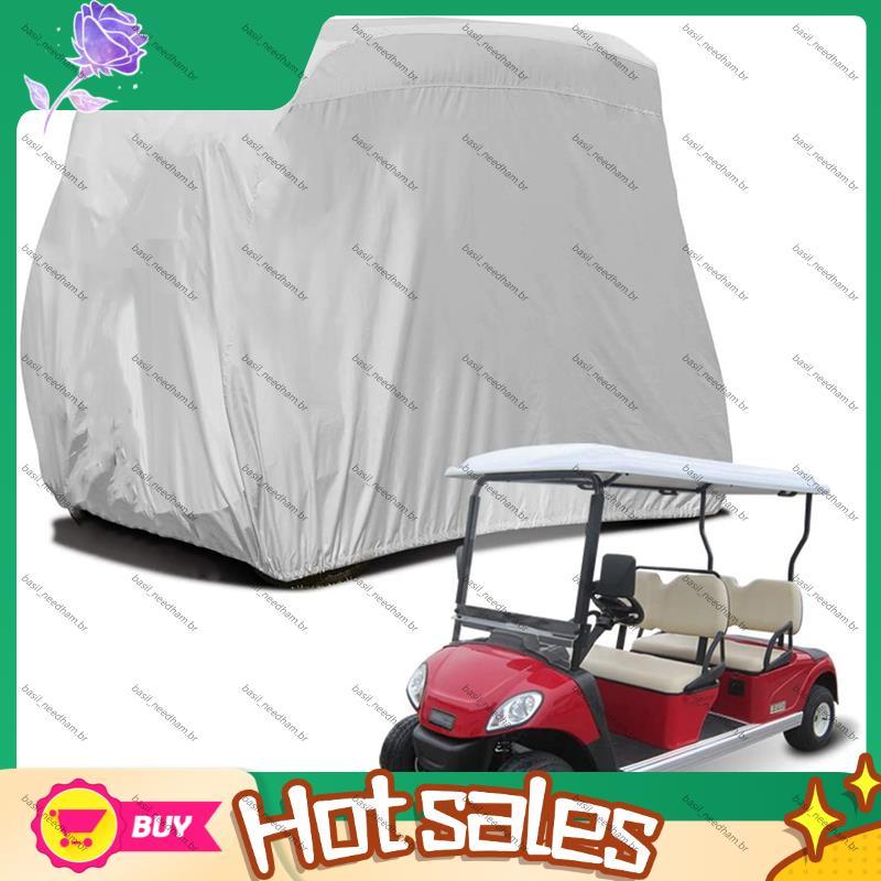 [Desconto B] Capa Para Carrinho De Golfe De 4 Passageiros 210D Oxford À Prova D'água De Poeira De Chuva EZ GO , Carro De