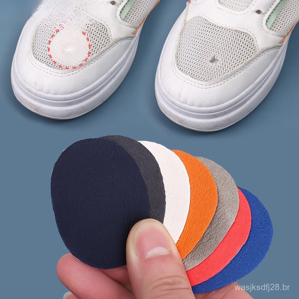 6pçs Adesivo Autocolante De Malha Para Reparo De Sapatos/Tênis/Protetor De Salto Anti Vestuário/Cuidados Com Os Pés Forr