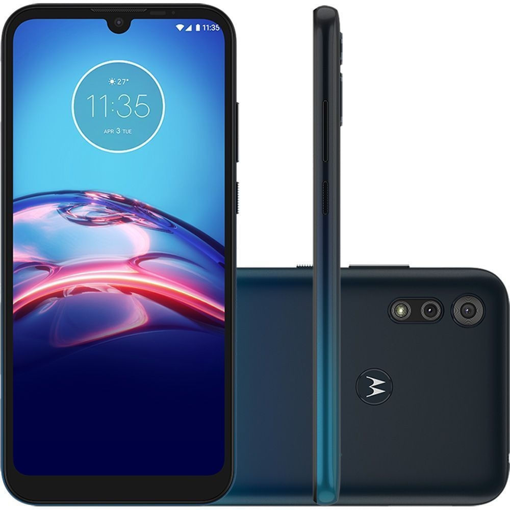 Smartphone Motorola Moto E6s 64GB 4G Wi-Fi Tela 6.1 Dual Chip 4GB RAM Câmera Dup