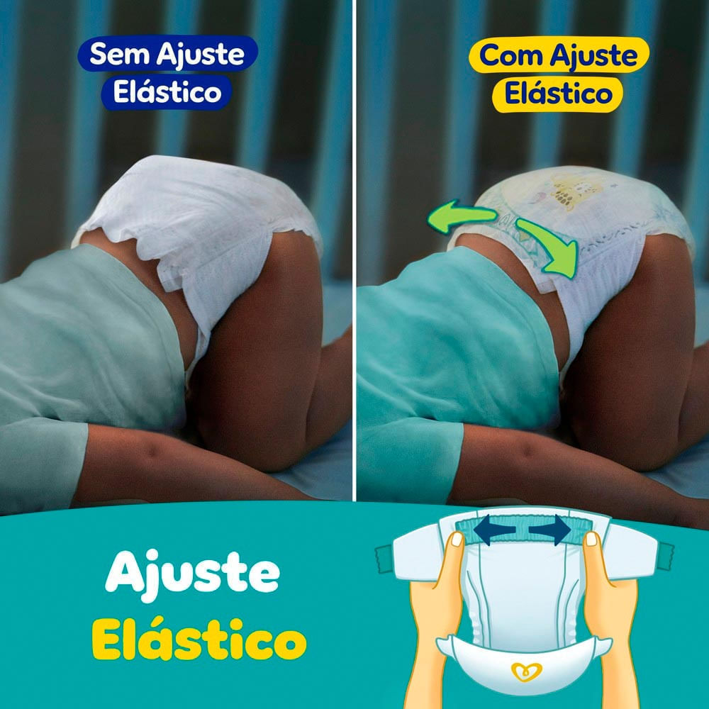 Fralda Pampers Confort Sec Tamanho M 70 Unidades Descartáveis · foto 2