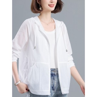 Roupa da mãe leve malha respirável protetor solar roupas femininas 2026 verão novo estilo de meia-idade solto Casual tam