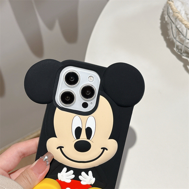 Luvas de suporte de gota chassi adequado Mickey 12 Anti iphone14 desenho tridimensional 1615promax13 Apple
