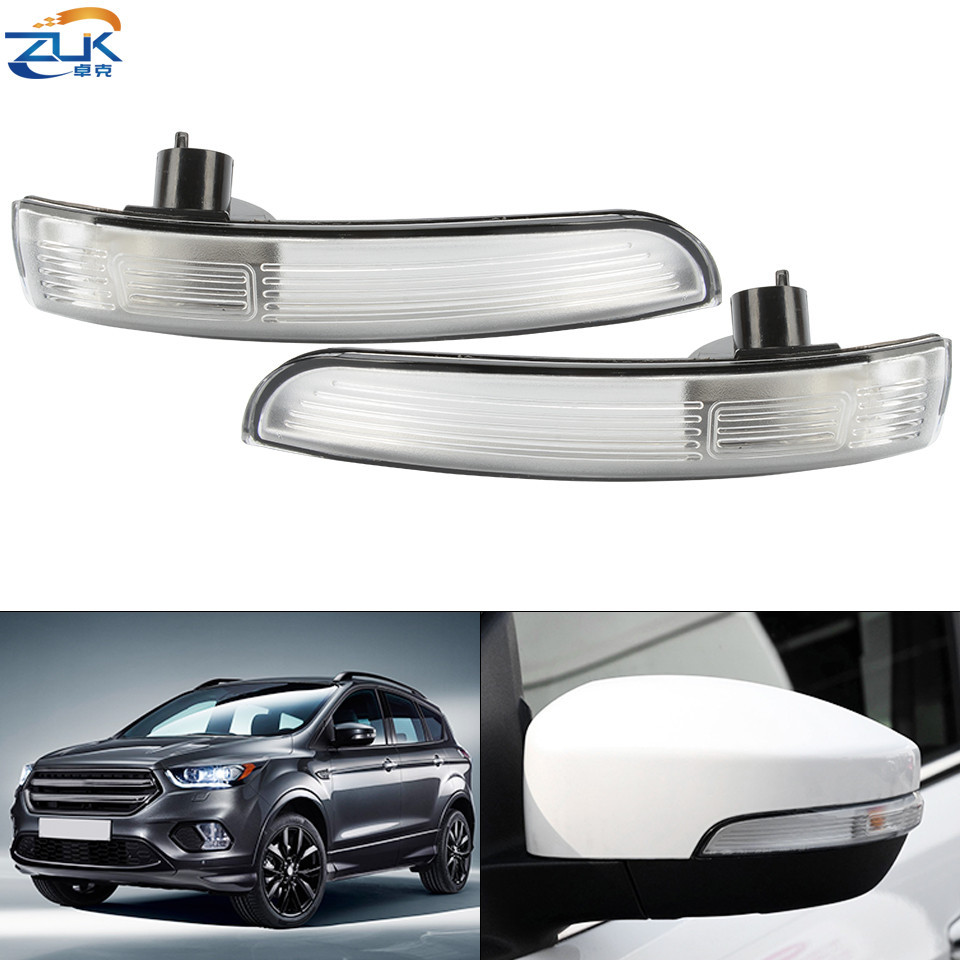 ZUK Espelho Retrovisor Lateral Sinal De Volta Lâmpada Repetidor Para FORD KUGA Escape ECOSPORT 2013 2014 2015 2016 2017 