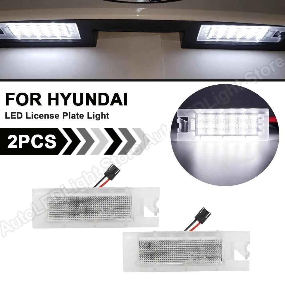 2 Pçs LED Luz Da Placa De Licença Para Hyundai IX35 2010-2013 Tucson 2010-2014 6000K Xenon Branco Nenhum Erro Backlight 