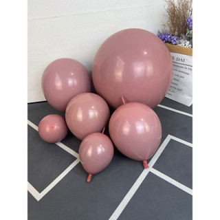 Duplo Retro rosa látex balão flor de cerejeira rosa bola agulha cauda bola pedido proposta decoração aniversário Shoppin