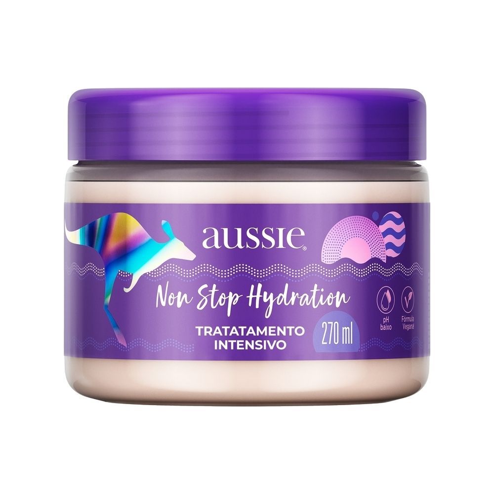 Máscara Capilar Aussie Non Stop Hydration 270ml