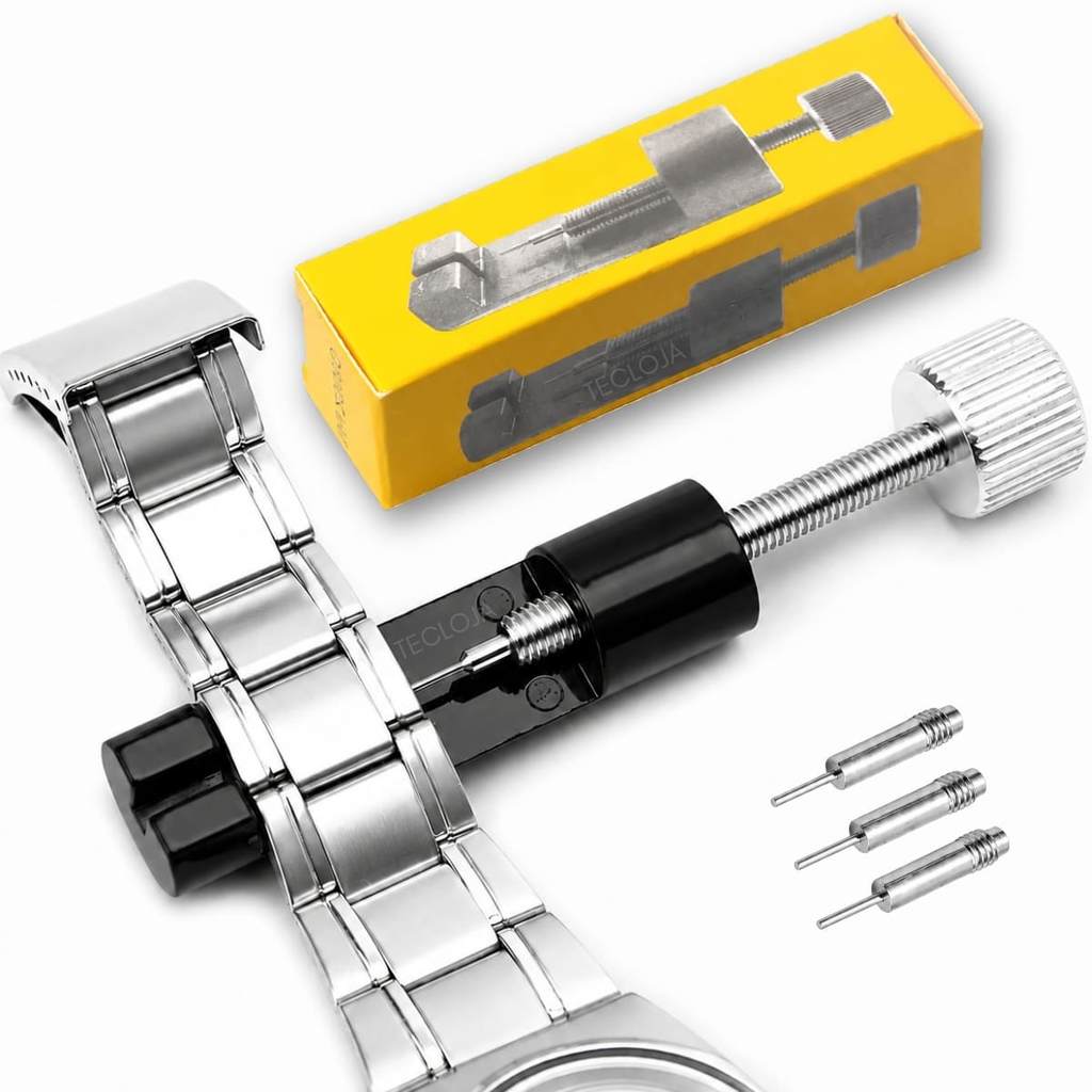 Chave Metal Tira Pino Ajustar Pulseira 32mm + 3 Pontas Extras