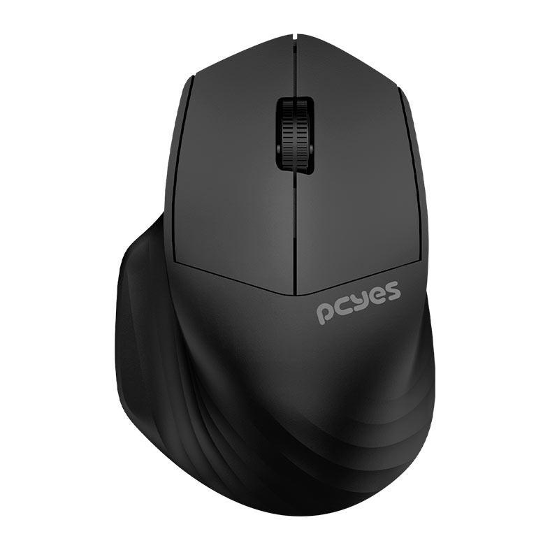 Mouse PCYes Dash Lite, 1600DPI, 3 Botoes, Wireless, Preto, PMDV2BK