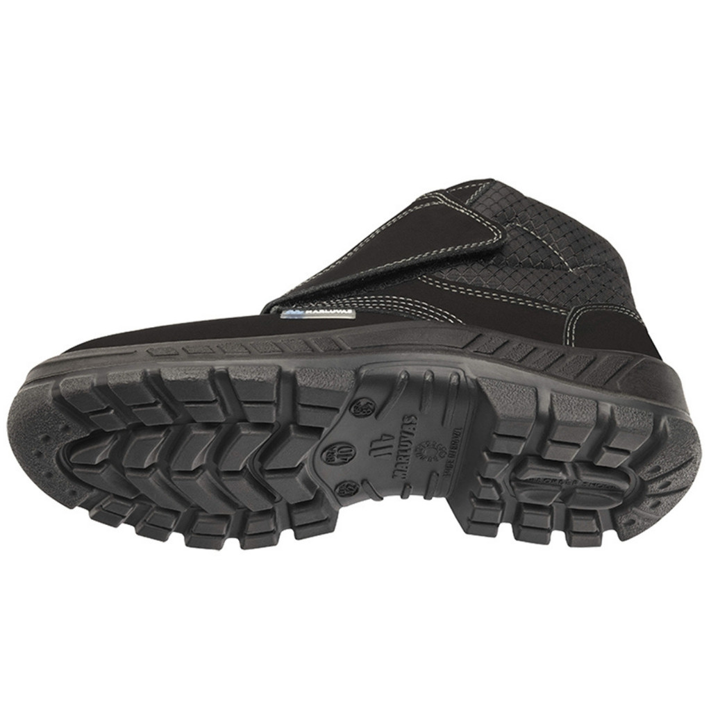 BOTA SEGURANÇA MARLUVAS VELCRO 50B26CB-VEL-BP BICO PVC PRETO — imagem 2 de 2