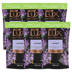 Kit 6 und Sabonete Líquido Lux Lavanda Refil 200ml