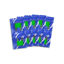 Kit 10 Fusíveis Maxi Lâmina 30a Verde Trfus318830