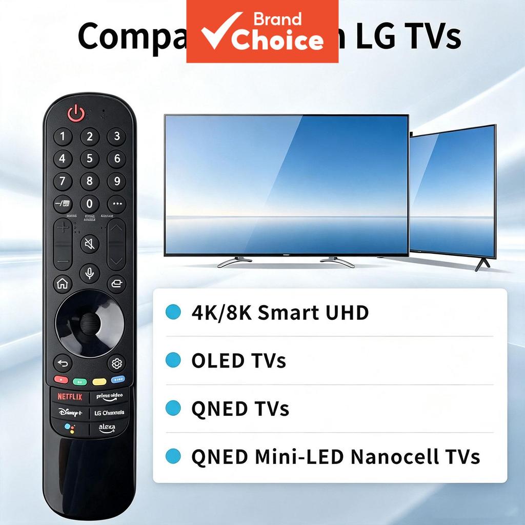 Substituição de Controle Remoto para Smart TV LG 2019-2022, Controle Universal Infravermelho (Sem Voz / Sem Ponteiro /
