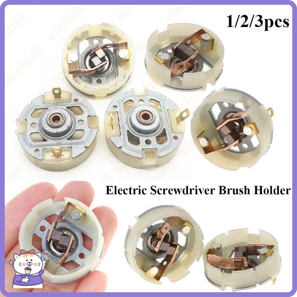 1/2/3pcs Suporte De Escova De Carbono RS550 Motor Cobre Acessórios Para Chave De Fenda Elétrica