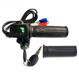    Acelerador para bicicleta elétrica, 36V/48V, para bicicletas elétricas/scooters, acessório, para montar no guidão, co