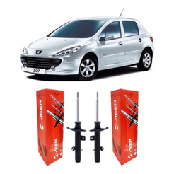 Par Amortecedor Dianteiro Peugeot 307 2004 2005 06 2007 2008