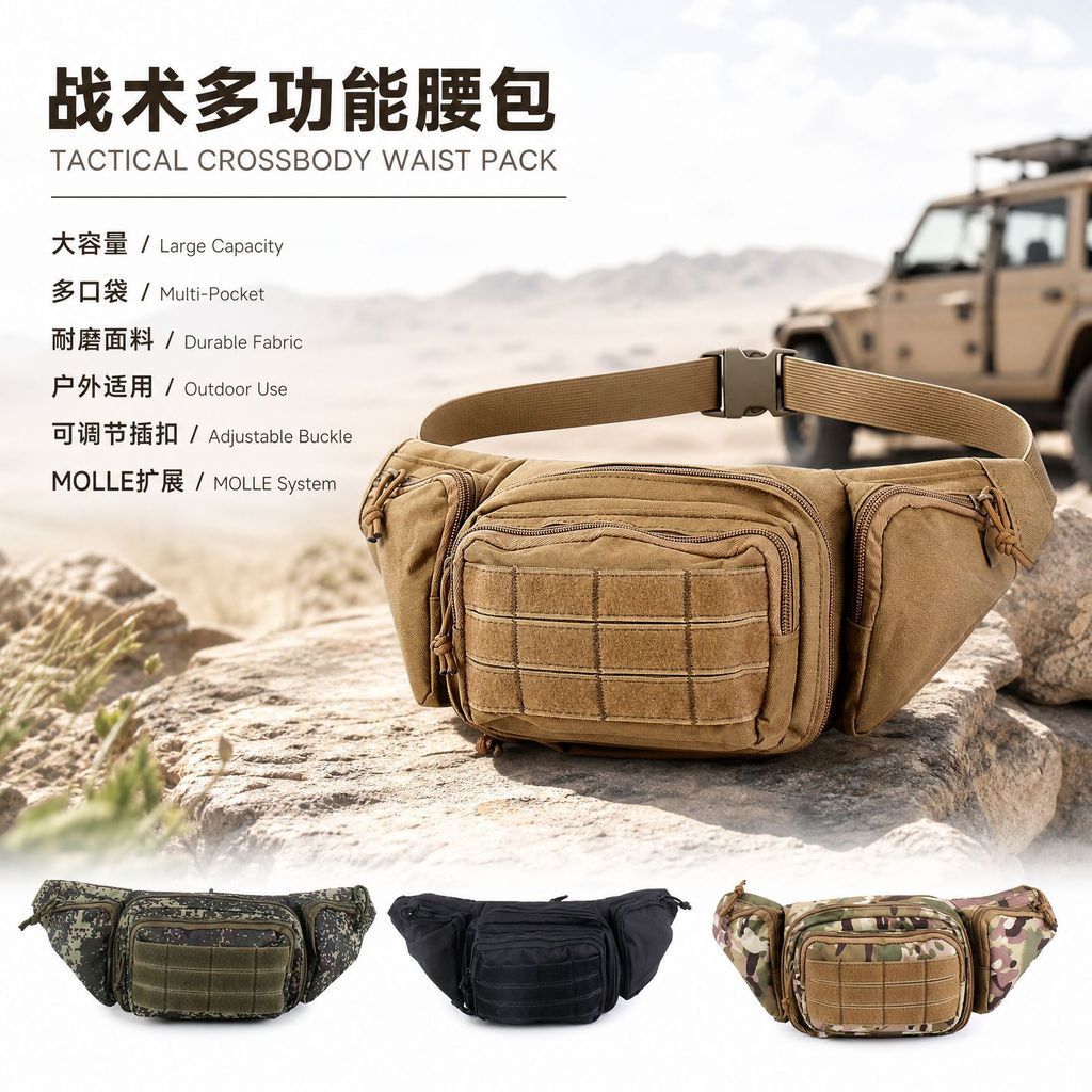 Bolsa de cintura pequena tática mensageiro bolsa de cintura para corrida bolsa para celular esportes ao ar livre multifu