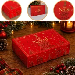 10~30 CAIXA 6 DOCES DE NATAL 12X8X4 6217 ( NATAL IDEIA 2026 )