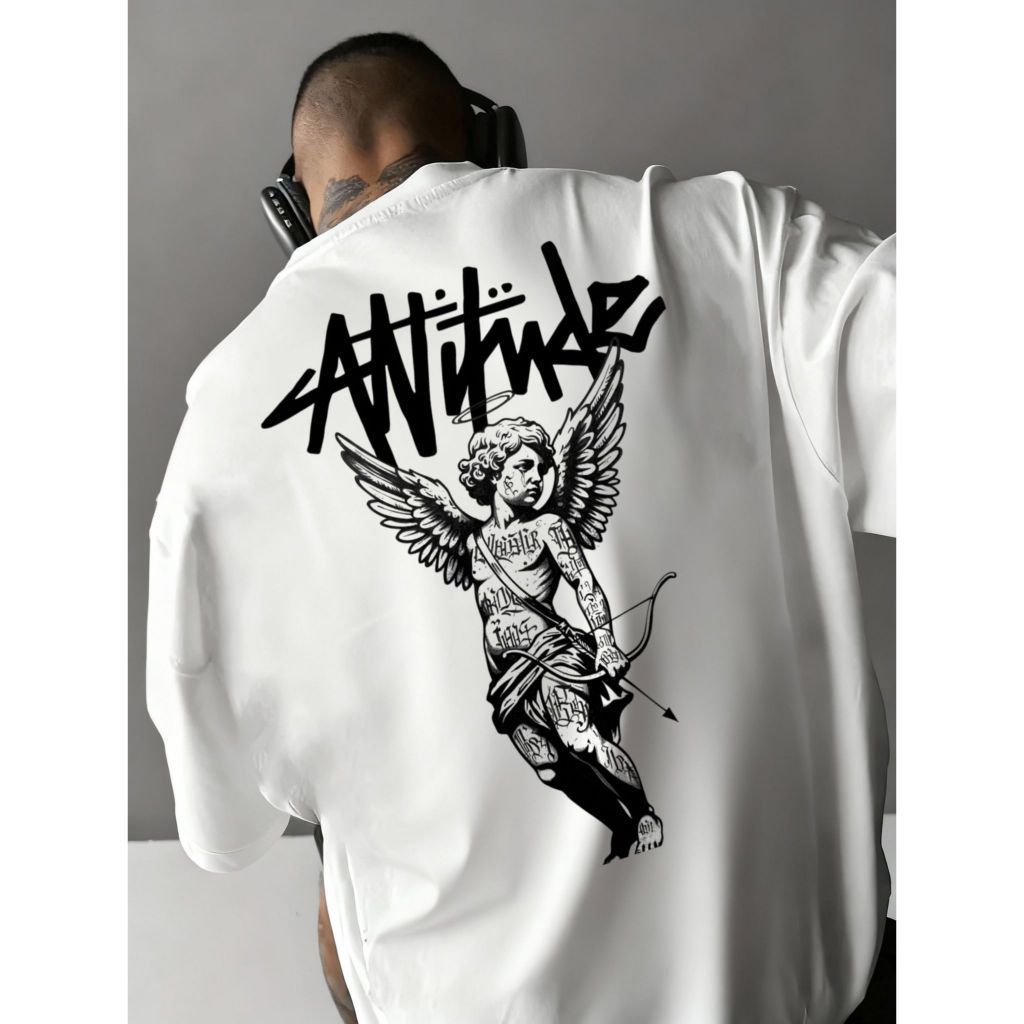Tendência 2026 Camisa camiseta tshirt 100% algodão casual streetwear masculina estilosa estampada gringa atitude T-shirt