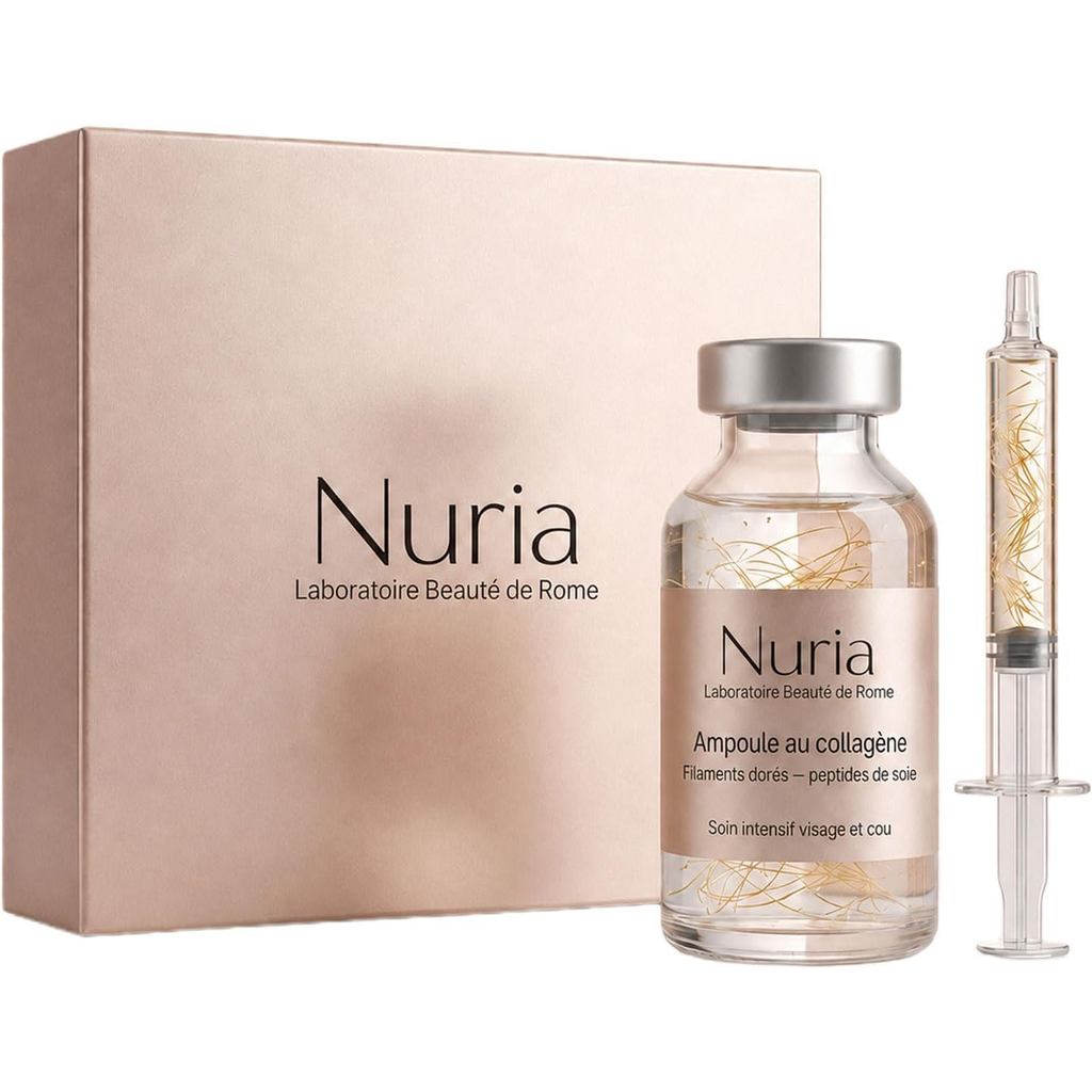 NuriaSerCoreen, sérum facial antienvelhecimento coreano, 1 onça (1 frasco).