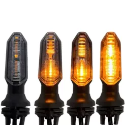 2 Pares Pisca Sequencial Led Seta Honda Cb Twister 250 2020 Titan Fan 150/160 Com Coxim
