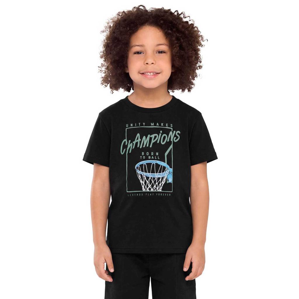 Camiseta Infantil Menino Champions Elian Preto