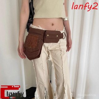 LANFY Pacotes De Cintura , Bolsa De Peito Com Cinto De Estilo Étnico Retrô De Grande Capacidade Para Perna