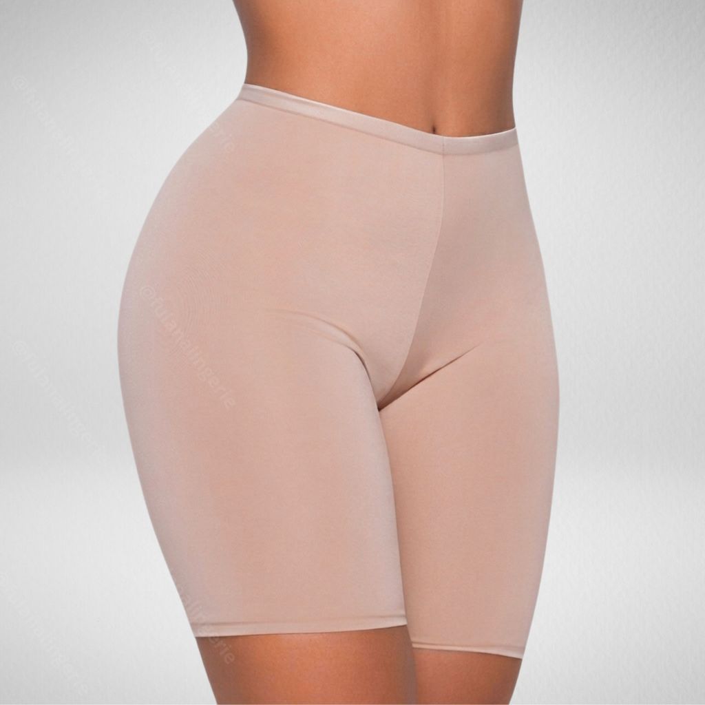 Short Anágua Segunda Pele Anti atrito Feminino Liso Confortável Bermuda - Anagua